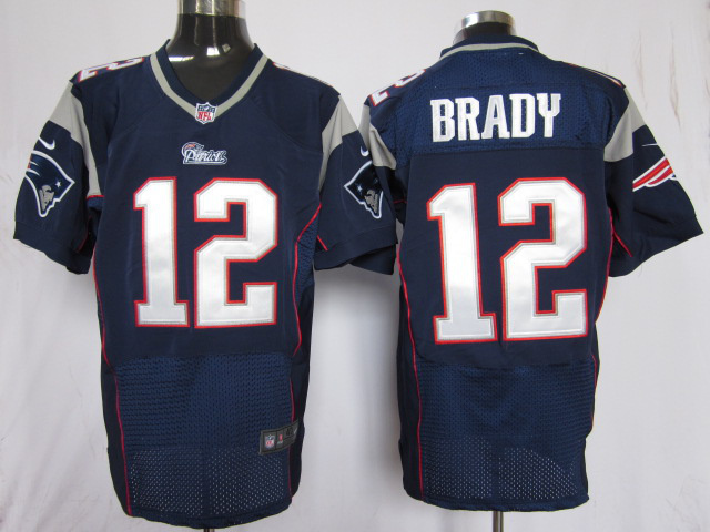 Nike Elite Jersey new england patriots 12 brady blue color